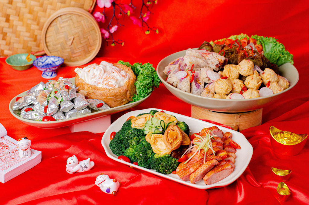 idocatering chinese new year cny 2022 catering smoked duck slices, abalone and scallop 2
