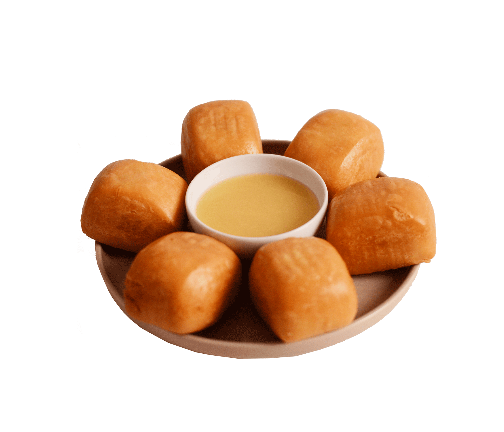 idocatering halal certified signature dish - golden deep fried mantou with dipping sauce