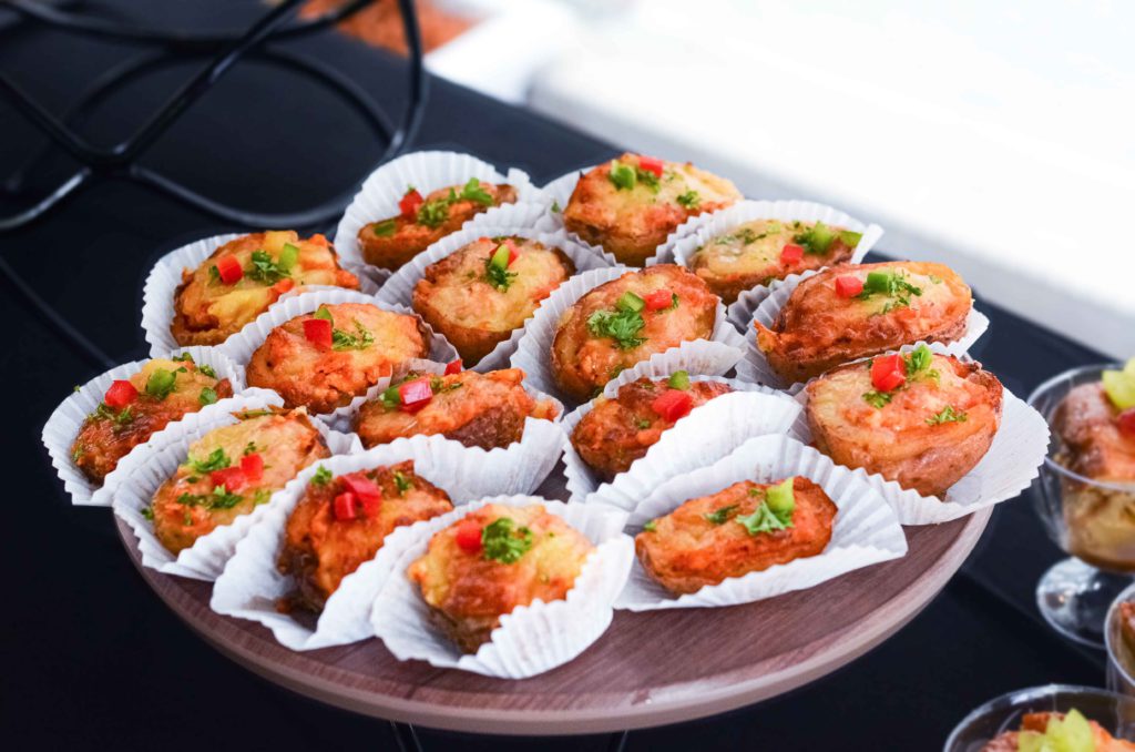 Scallop dessert for a private catering event by idocatering